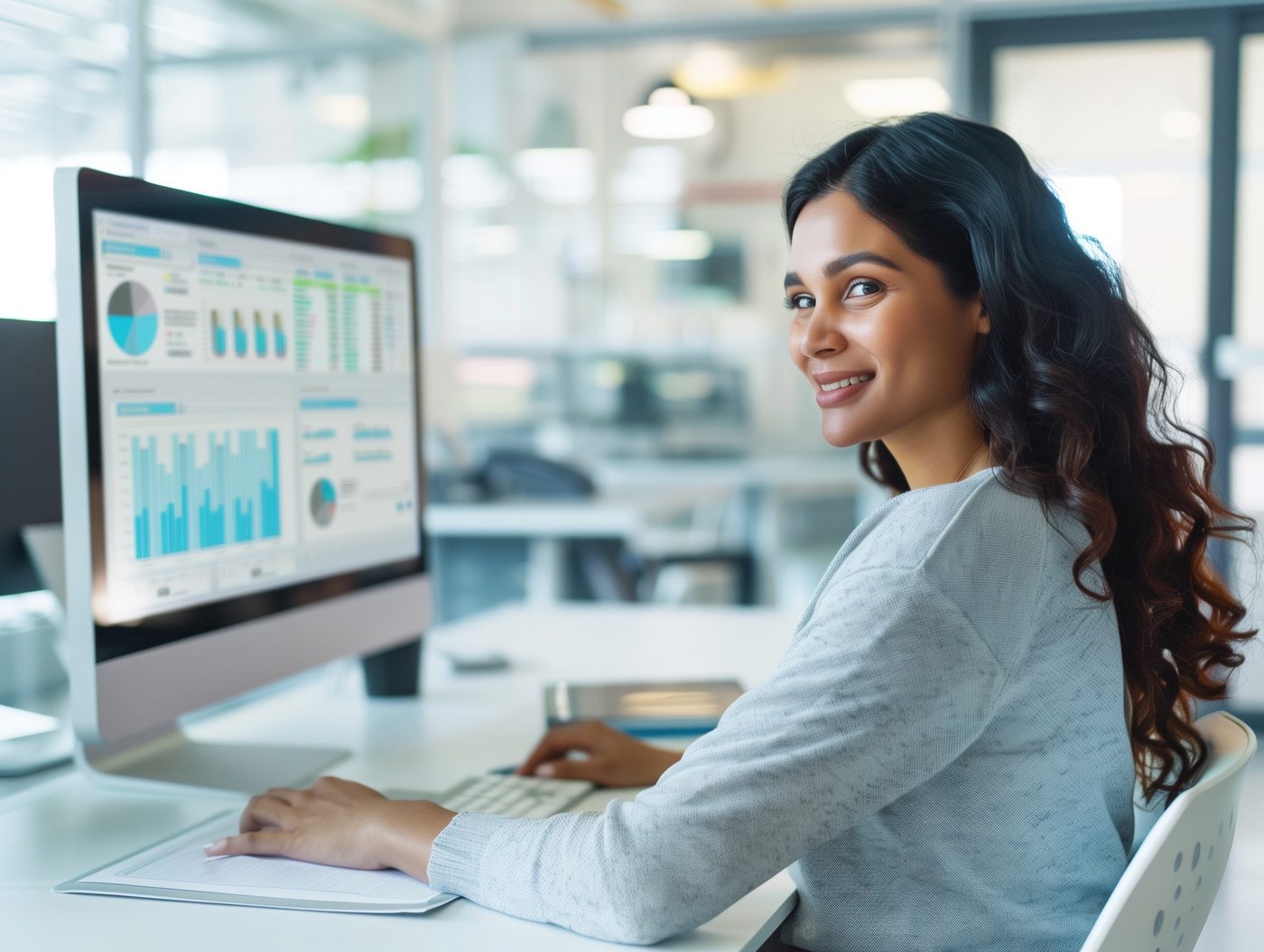 Dashboard de analítica multi-cuenta con métricas de negocio